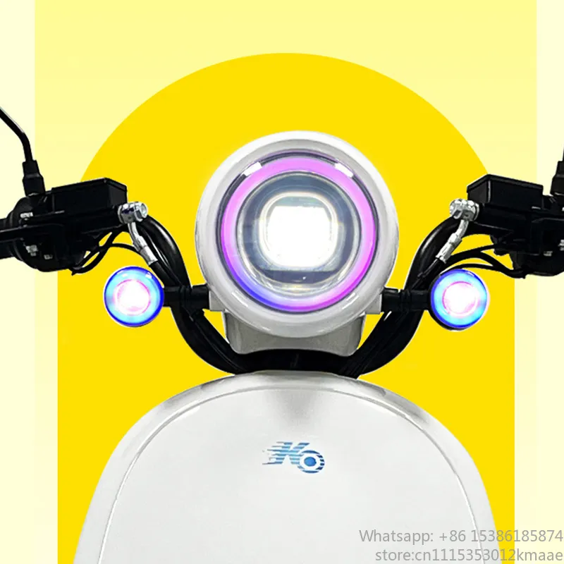 Electric Scooter Adults - 1200W 2-Rad Langlebiges Elektrisches Moped-Fahrrad Günstiger