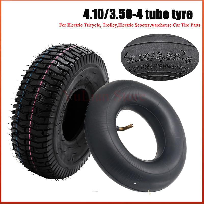 Scooter Tire - Für Elektroroller 4.10/3.50-4 Innen- und Außenreifen,