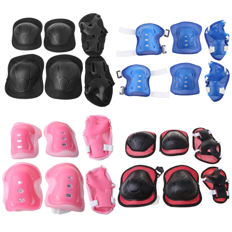 Scooter Helmet Set - 6-teiliges Schutzset für Kinder, Knieschoner für