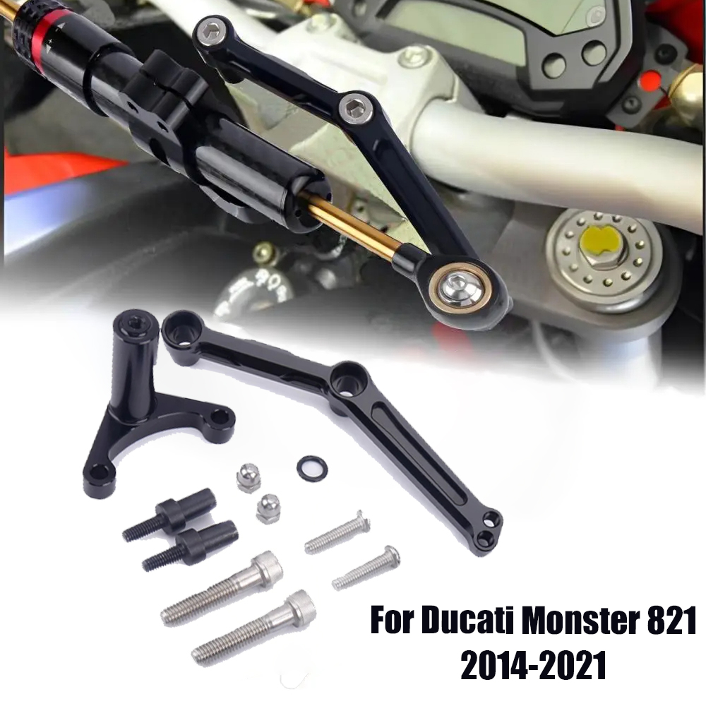 Steering Damper Stabilizer Kit Cnc - Motorrad Zubehör CNC Dämpfer halterung Für