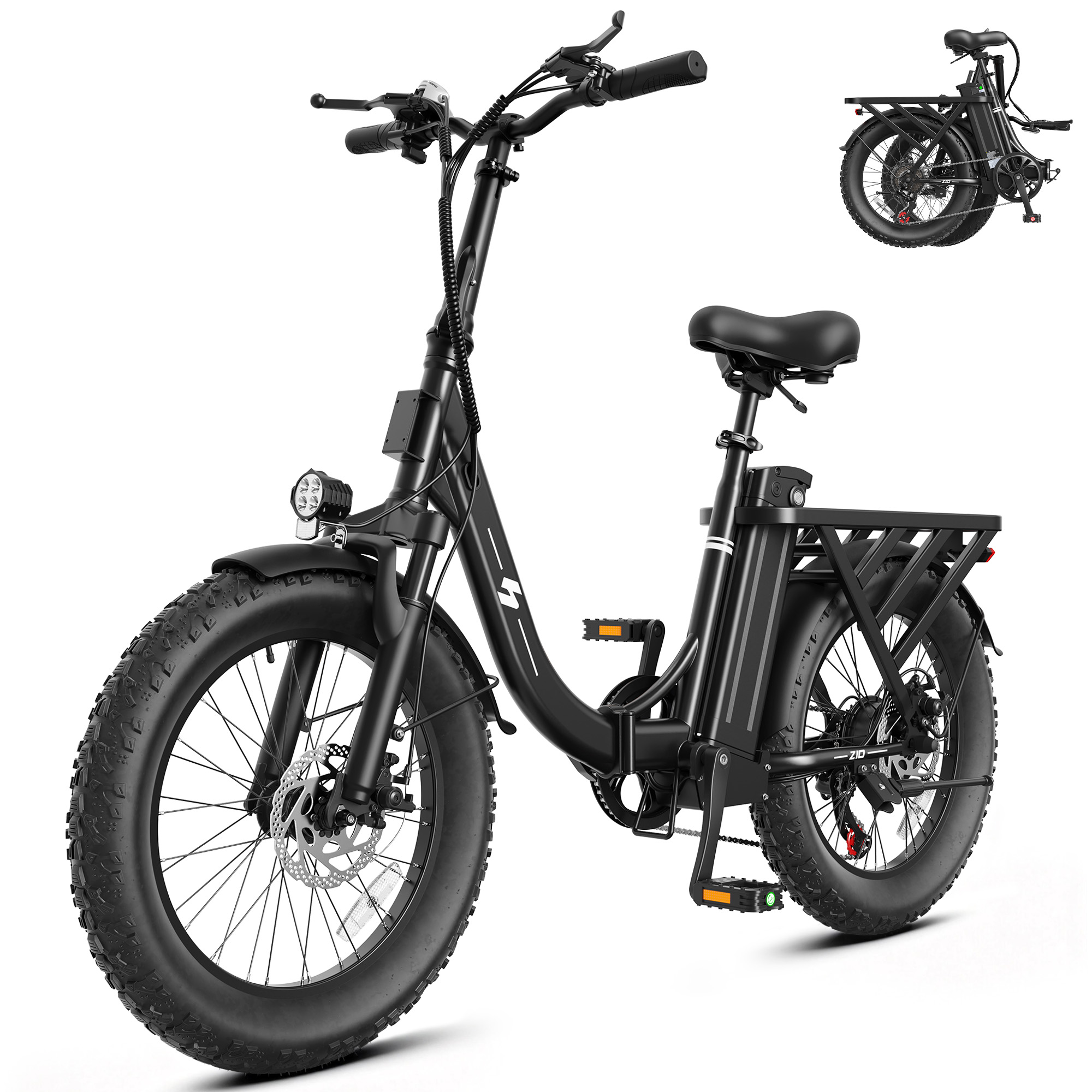 Electric Scooter Adults - Hopepeak Z10 Klappbares Elektrofahrrad für Erwachsene,