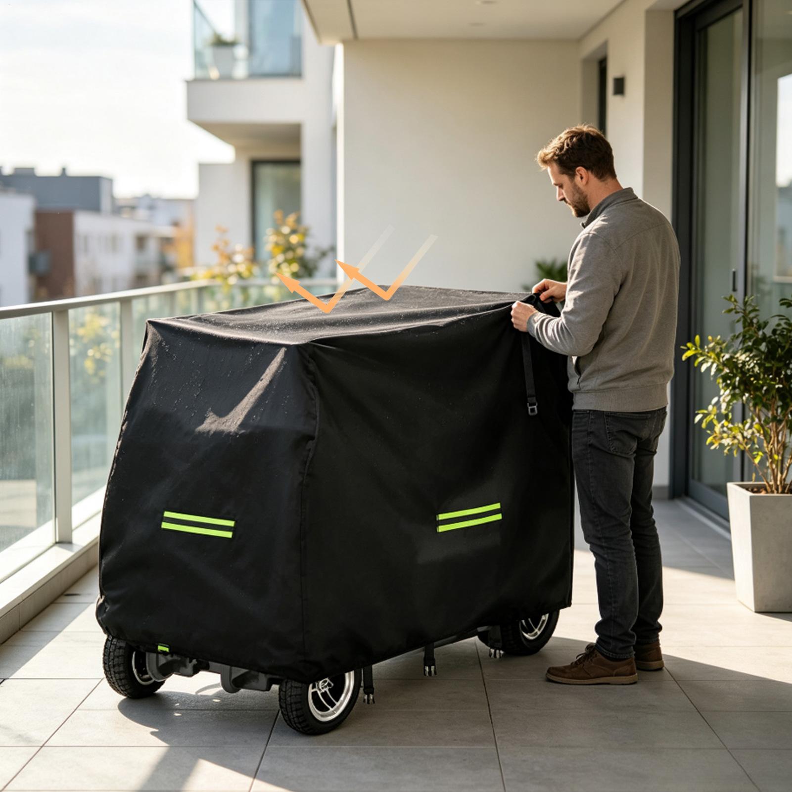 Abdeckung für Mobilitätsroller – Electric Scooter Rain Cover Bewertung und Preis