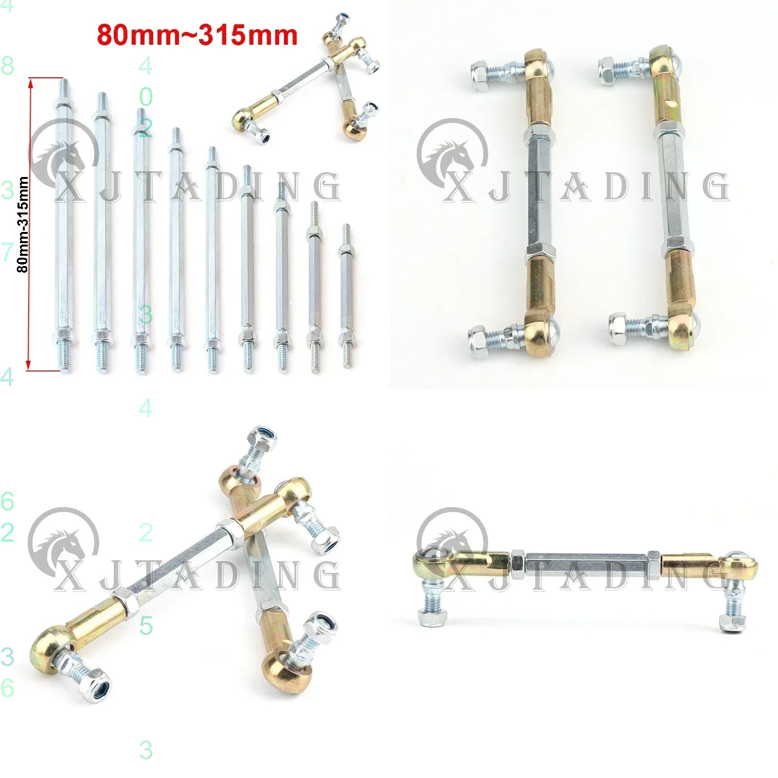 80mm-315mm M8 Lenkstangen-Kit  – Kids Electric Scooter Bewertung und Preis