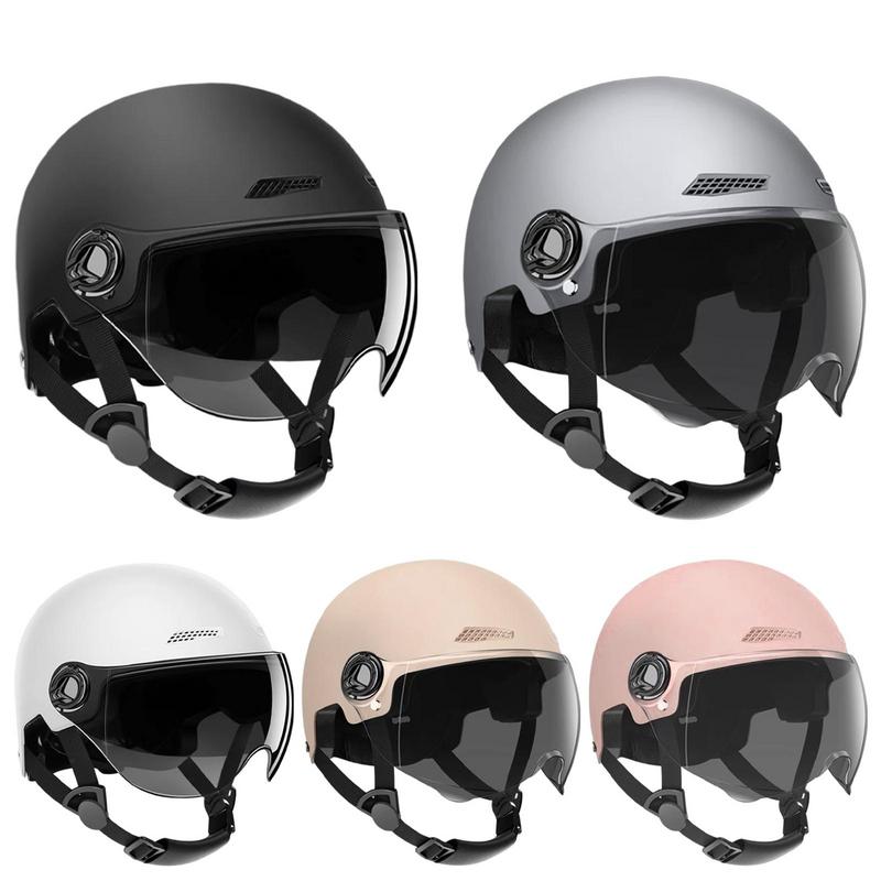 Motorrad Helm Jet Stil Fahrrad – Scooter Helmet Set Bewertung und Preis