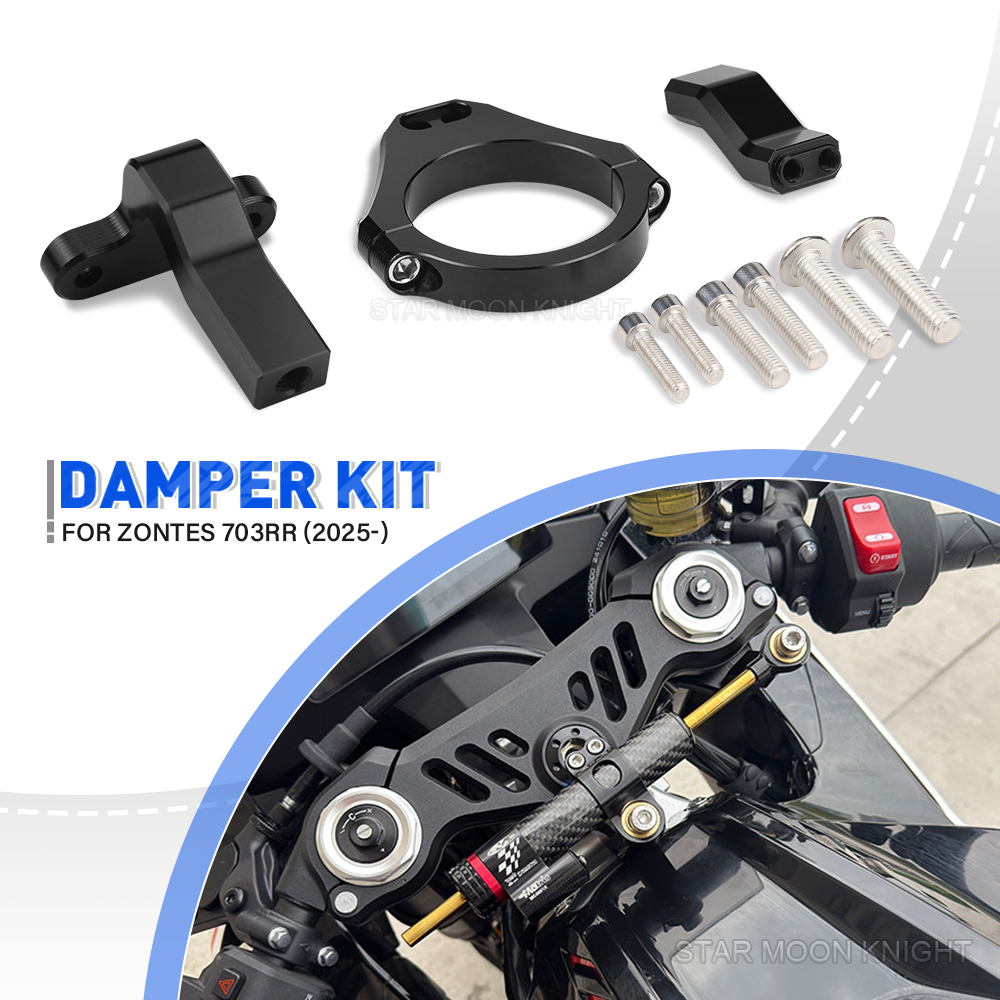 Motorrad-Lenkungsdämpferhalter – Steering Damper Stabilizer Kit Cnc Bewertung und Preis